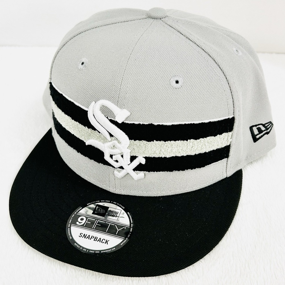 Chicago White Sox New Era Band 9FIFTY Snapback Hat Cap Adjustable MLB Gray